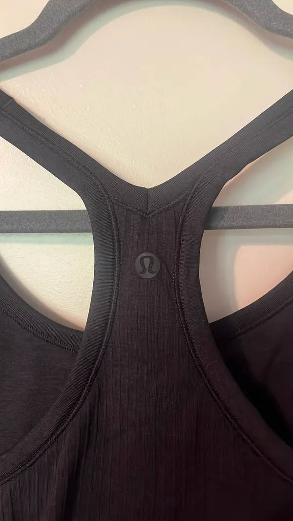 Black Lululemon Ebb To Street Tank - Image 4