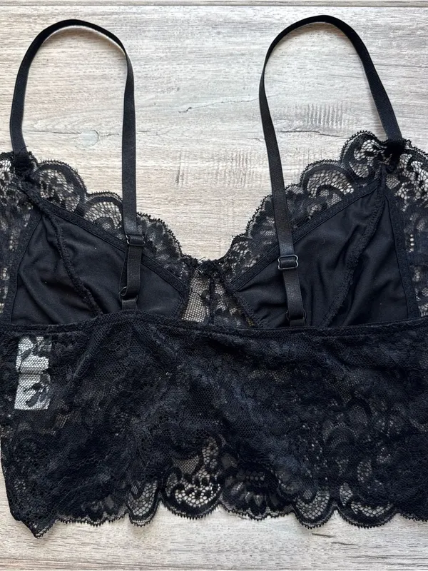 Dream Bandits Black Lace Bralette Cami - Image 5