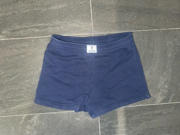 Parke Navy Mini Sweatshorts  - Image 3