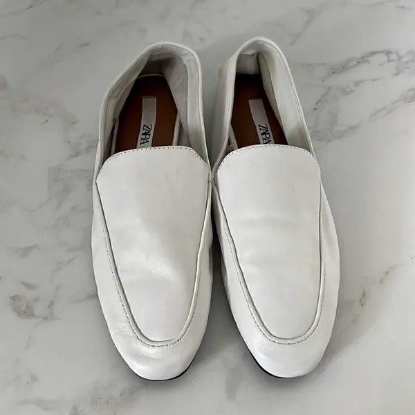 Zara white loafers NWOT   - Image 2