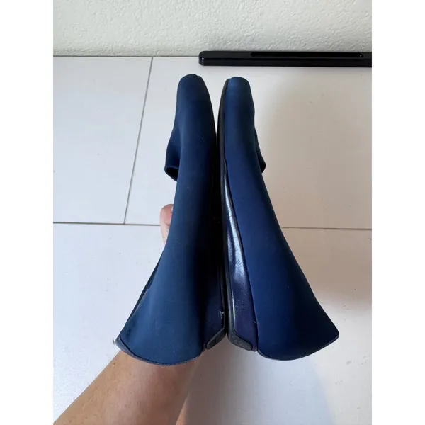 Vionic Powell Navy Blue Slip On Loafer‎ Flats Women Size 6.5 Stretch Minimalist - Image 6