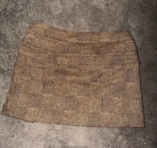 Express herringbone tweed mini skirt - Image 4
