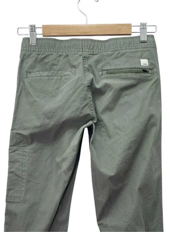 Vuori Ripstop Jogger Pants Women’s Sz XS Olive Green Organic Cotton Cargo VW401 - Image 6