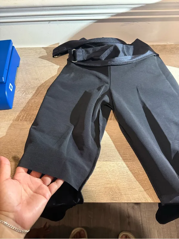 Black Colombian High-Waist Butt Lift Leggings Size M - Image 7