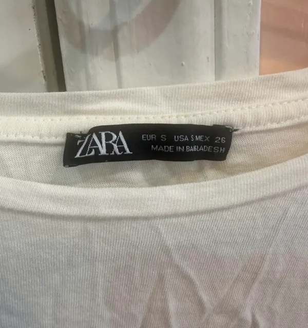 zara white crop top - Image 2