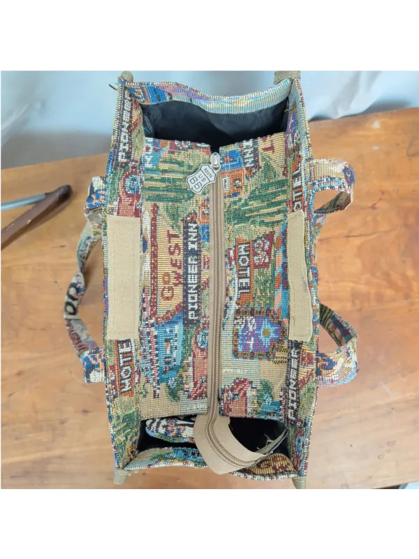 American Vintage Vintage Route 66 Tapestry Tote Bag - Image 5