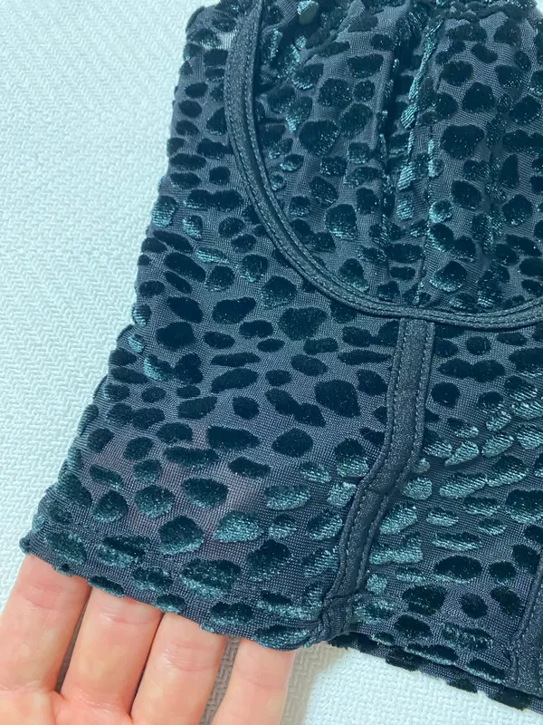Cropped Tank Top Black Size XS - Image 4
