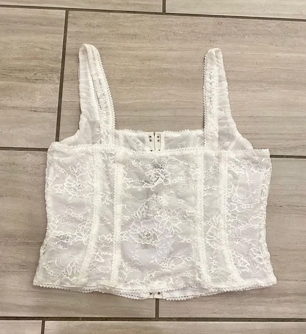 Princess Polly Ivory Lauder Corset Tank Top - Image 7
