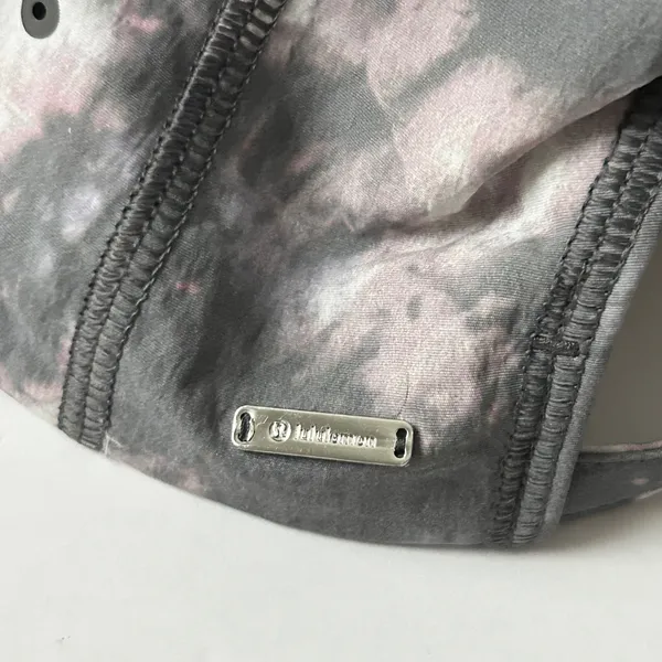 Lululemon Fast and Free Run Hat Tie Dye Grey Pink Adjustable Running Cap OS - Image 4