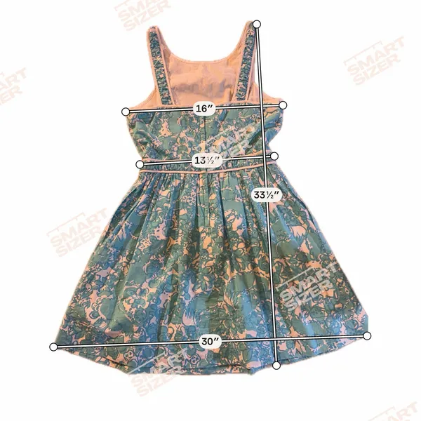 Lilly Pulitzer Sundress Size 2 Blue Green Floral Fit & Flare - Image 5