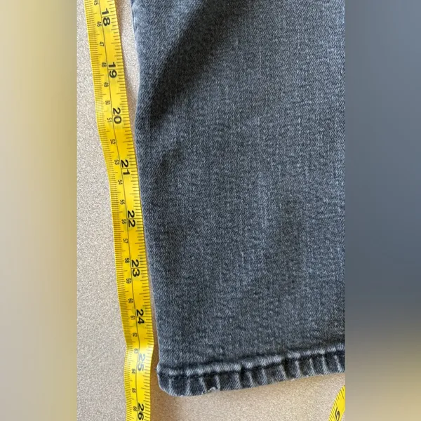 Madewell The Perfect Vintage Crop Gray Denim Jeans‎ Size 26 - Image 6