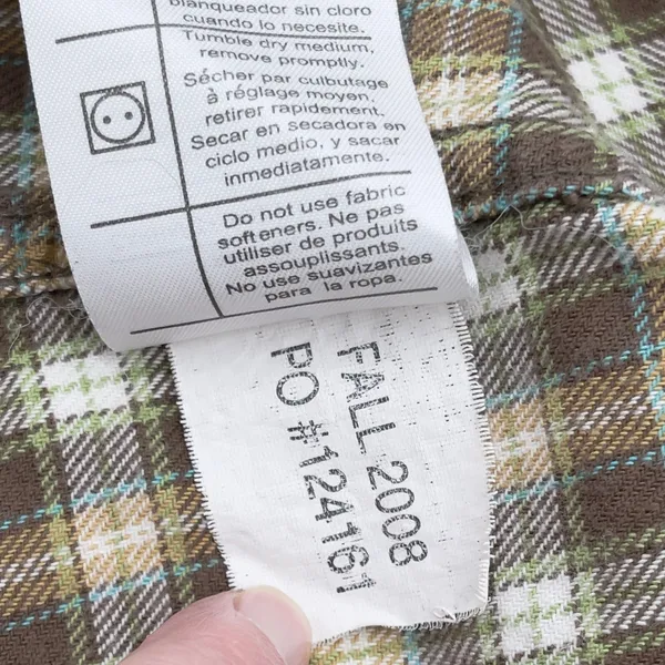 Carhartt Women Flannel Shirt Large Western Workwear Heritage Grunge Street Retro - Image 10