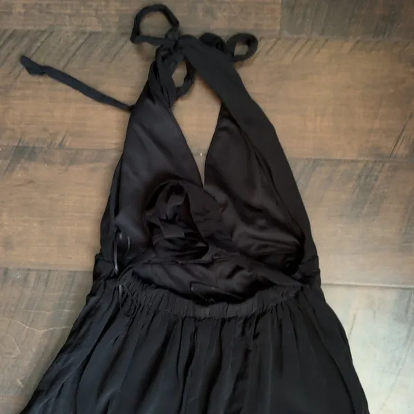 Free People Black Vneck Romper - Image 13