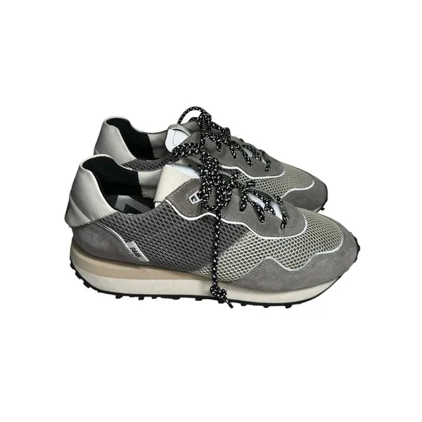 P448 Women’s Size 42 11 Reflective Gray White Black Mesh Suede Cancun Sneakers - Image 7