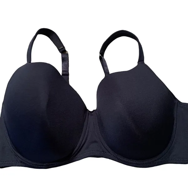 Delta Burke Navy Blue Padded Bra Size‎ 42D Size undefined - Image 3