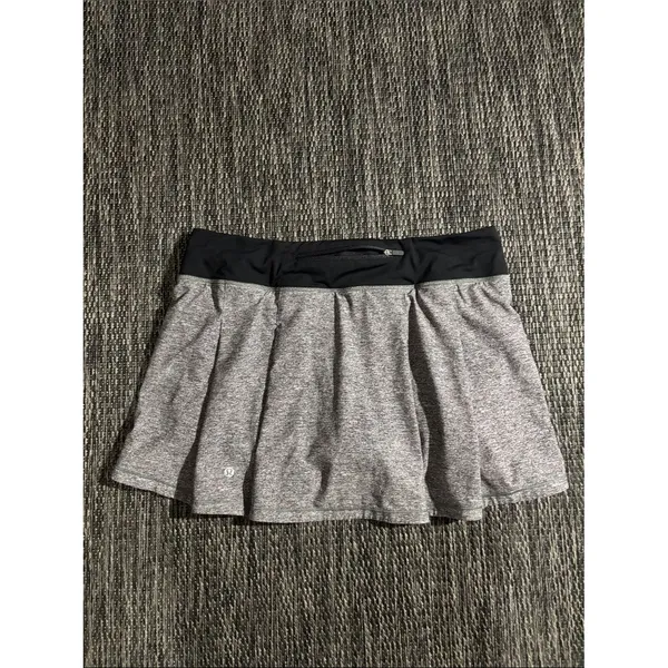 Lululemon Pace Rival Skirt Tall *No Panels 14.5" Heather Lux Multi Black Size 10 - Image 2