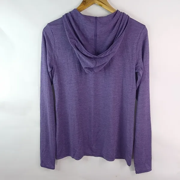 BCG M Purple Quick Dry Athletic Hoodie Top - Image 2