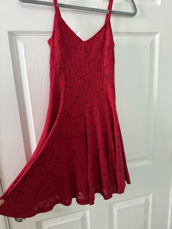 Brandy Melville Red Mini Dress - Image 4