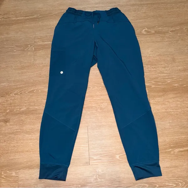 Barco One Women’s Scrub Pants Small Petite Blue Jogger Workwear - Image 2