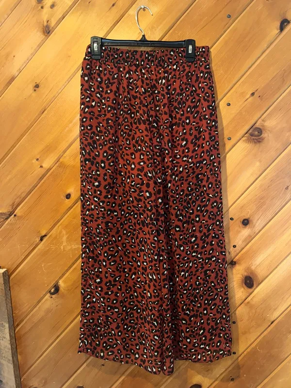 Inspired hearts cheetah sheer shorts w/ wide leg pants - Image 3