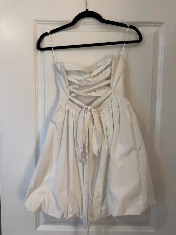 Amanda Uprichard x REVOLVE Stassie Dress White - Image 4