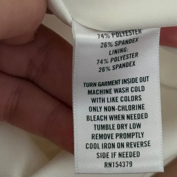 Aeropostale White Flex Square Neck Active Tennis Dress Small - Image 7
