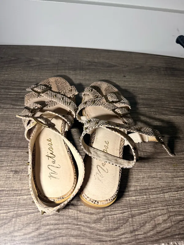 Matisse studded snakeskin sandals - Image 2