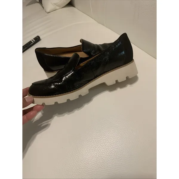 Vionic Kensley Women's Sz 7.5 Shoes Black Patent Leather Slip On Loafers - Image 4