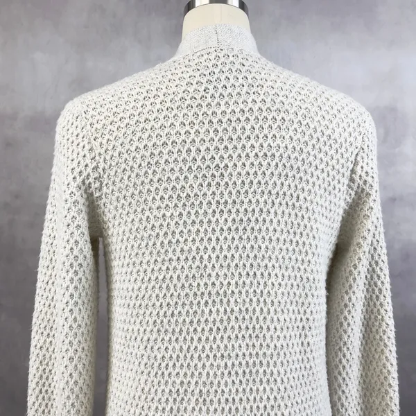 Abercrombie Fitch Womens‎ Open Front Cardigan M Chunky Longline Cozy Layering - Image 6