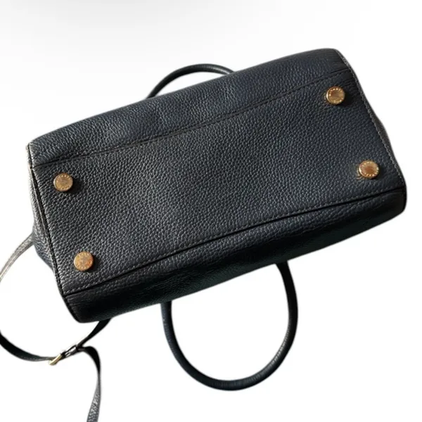 Michael Kors Traveler Satchel in Navy Pebbled Leather - Image 6