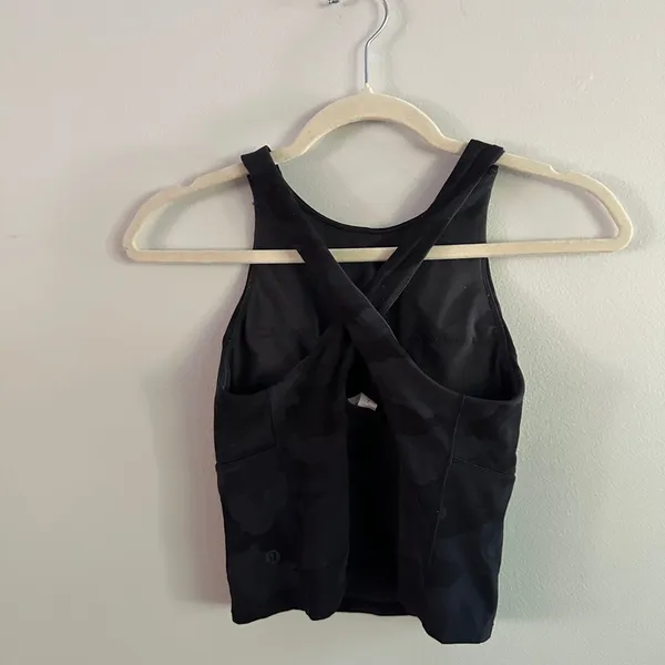 Lululemon Key to Balance Tank - Heritage 365 Camo Deep Coal Multi - Size 2 - Image 9