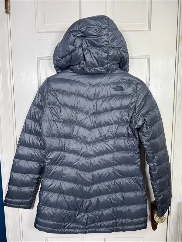 The North Face Women’s Loralei Down Hooded Jacket in Blue W2564 Sz S - Image 7