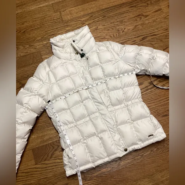Lauren Ralph Lauren down puffer jacket Off white. Size Large - Image 10