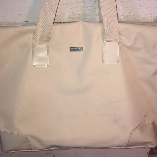 Burberry Frangances Overnight Bag large Burberry bag cream tan color pla…​​ - Image 7