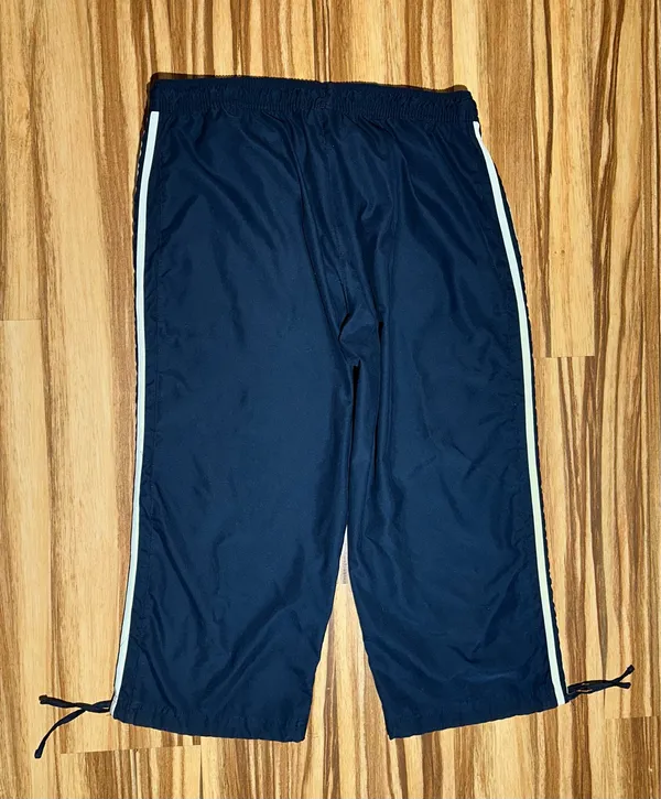 Navy Blue Adidas Thin Sweatpants Size XL - Image 9