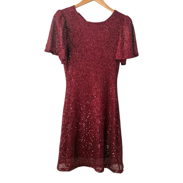 NEW ASTR the Label Sequin Mini Dress Size XS Sparkle Party Gala Sequin - Image 3