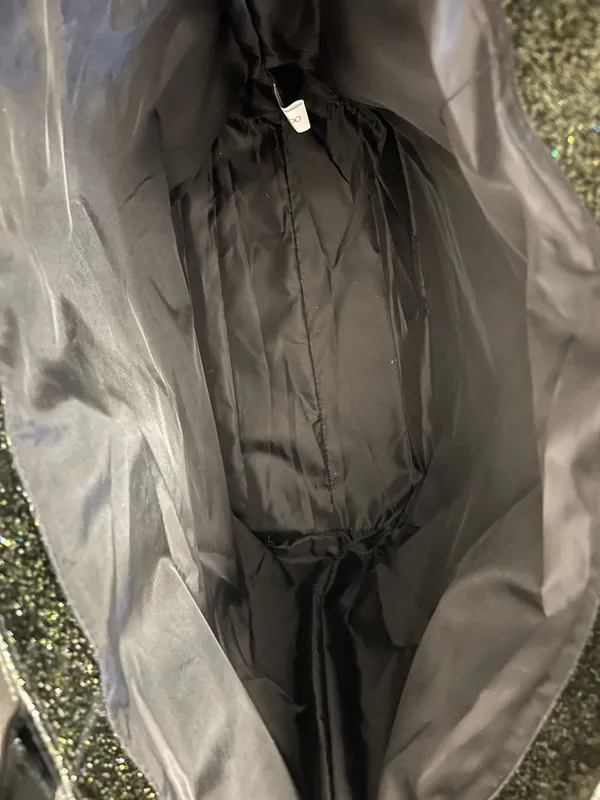 Jimmy Choo Parfums Black Patent Tote Bag Large Glossy Shopper Bag - Image 7