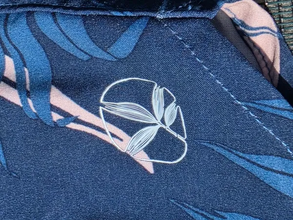 Carve Designs Palm Printl Shorts Blue Medium - Image 6