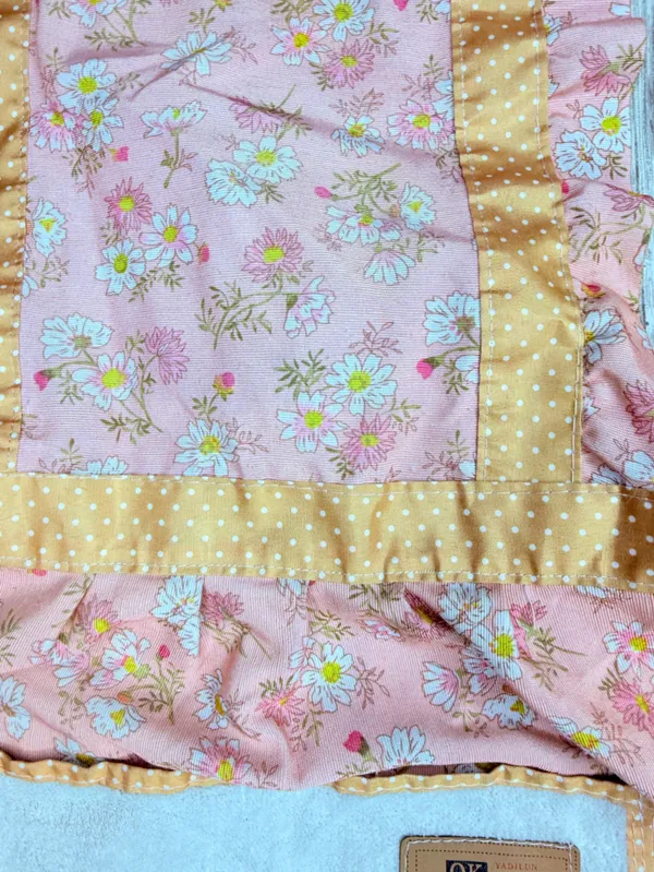 Floral Durable Classic Hand Wash Only Kitchen Apron with 2 Pockets kitchen help Pink - Image 2