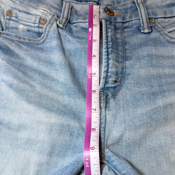 American Eagle Womens 4 Regular Hi-Rise Jegging Jeans Luxe Stretch Distressed - Image 11