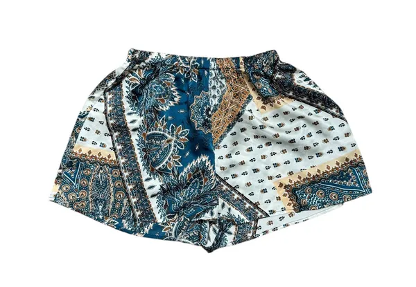 Cider X-small Blue and White Paisley Shorts - Image 6