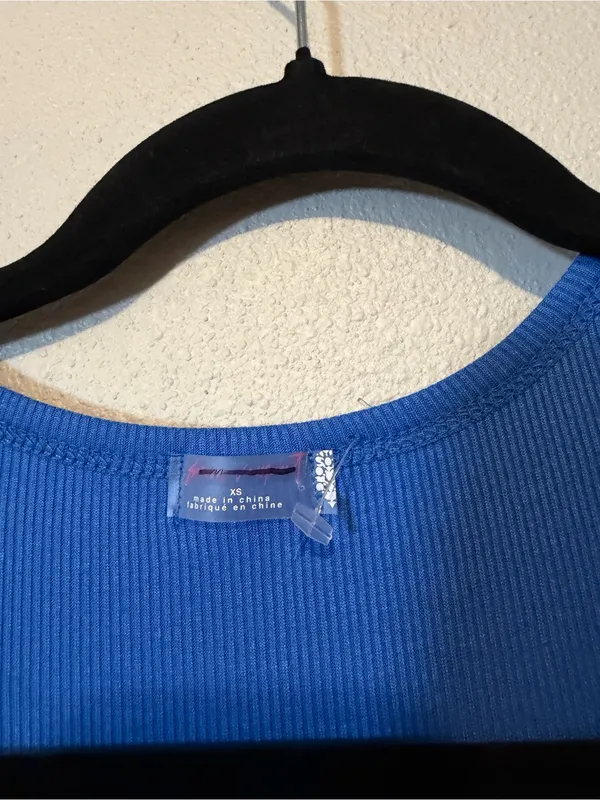 NWOT free people movement bleacher tank blue XS - Image 6