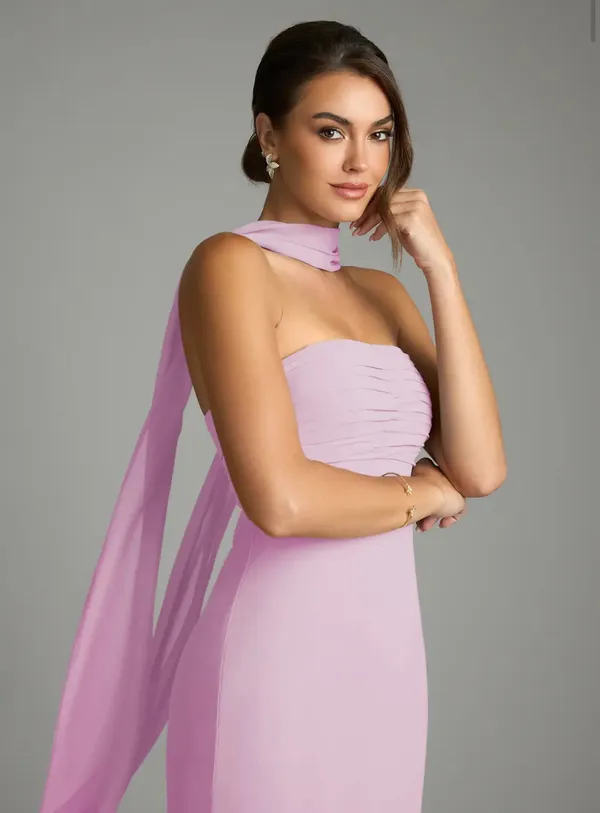 Azazie Chiffon Dress - Image 2