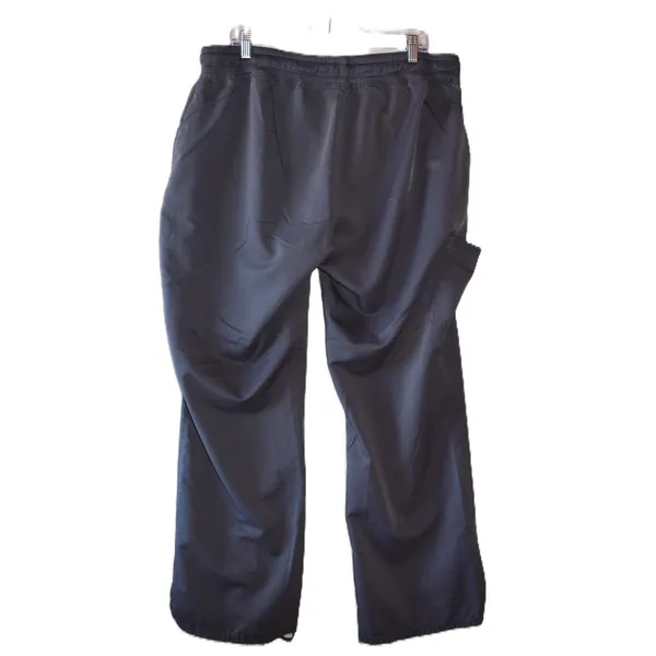 Scrubstar Cargo Scrub Pants Women XL Dark Gray Good Drawstring Medical Uniform - Image 4