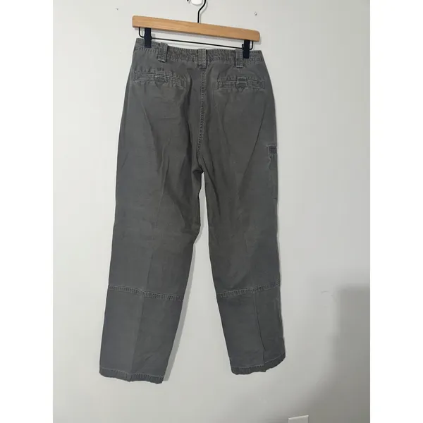LL Bean Womens Size 8 Gray Cotton Blend Utility Cargo Pants Outdoor‎ Hiking - Image 4