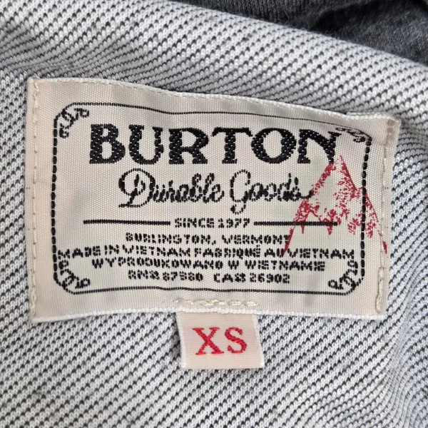 Burton Women's Gray Hoodie with front pockets Streetwear Size‎ XS - Image 6
