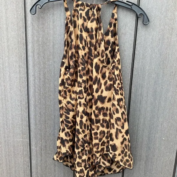 Windsor Animal Print Top With Chain‎ Tie - Image 5