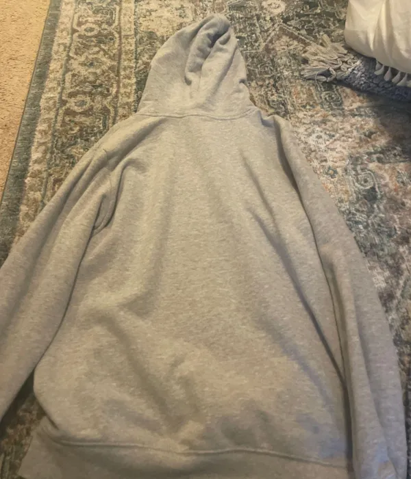 Grey North Face Logo sweatshirt - Image 2