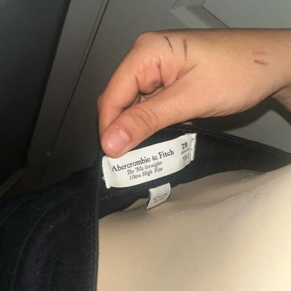 Abercrombie & Fitch Black Ultra High Rise Pants - Image 3