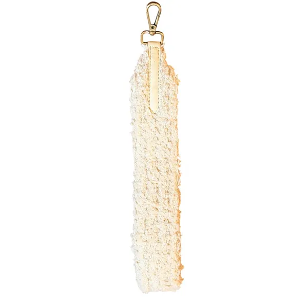 Anthropologie Sherpa Boucle Detachable Bag Strap Cream Texture Purse Replacement - Image 2